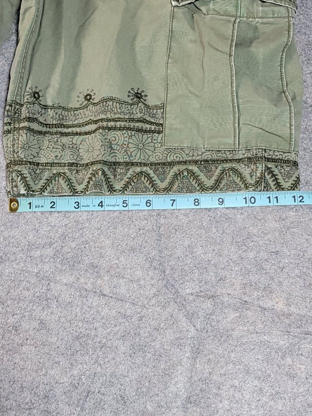 Y2K-style Denim & Supply Ralph Lauren WoodblockGraphic Cargo Shorts Mens Size36 - Picture 14 of 16